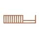 preview thumbnail 9 of 26, Evolur Convertible Crib Toddler Guard Rail Sugar Cane