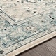 preview thumbnail 4 of 8, Annelie Teal & Grey Updated Traditional Area Rug - 7' 10" x 9' 10"