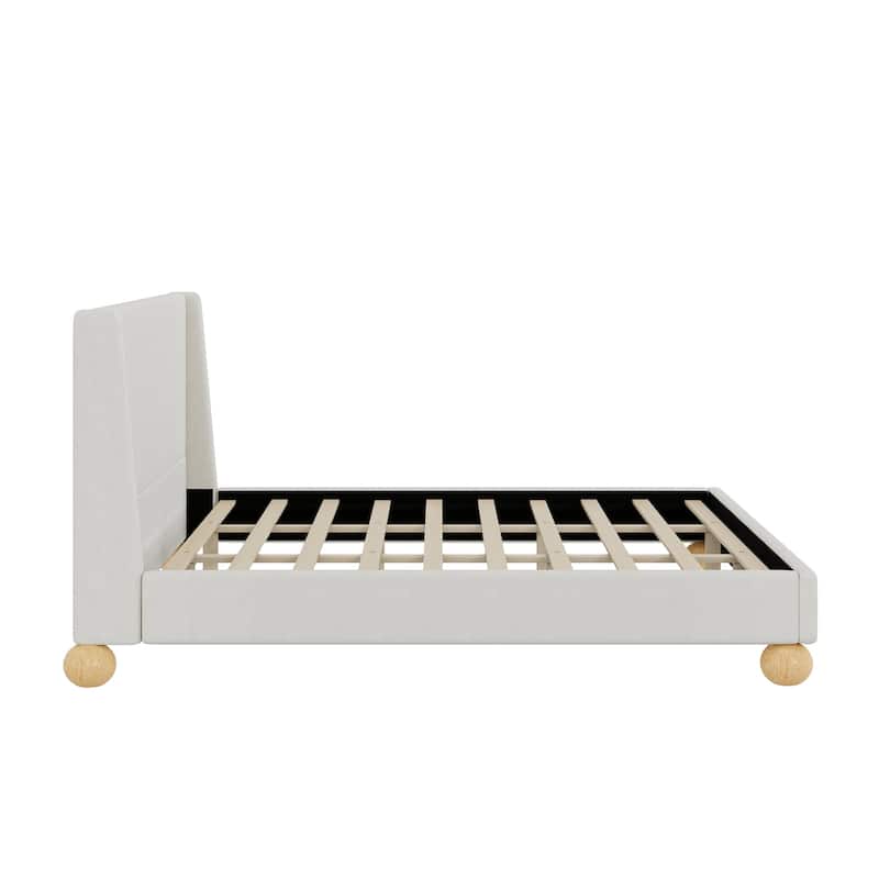 Velvet Upholstered Platform Bed