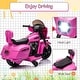 preview thumbnail 3 of 43, Electric Ride-On Motorcycle for Kids - 6V Dirt Bike with USB, AUX, Music, and Headlight - Perfect for Toddlers Ages 1-3
