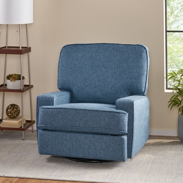 slide 2 of 14, Crockett Traditional Glider Recliner with Swivel by Christopher Knight Home