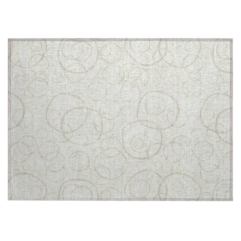 Machine Washable Indoor/ Outdoor Contemporary Nexus Chantille Rug