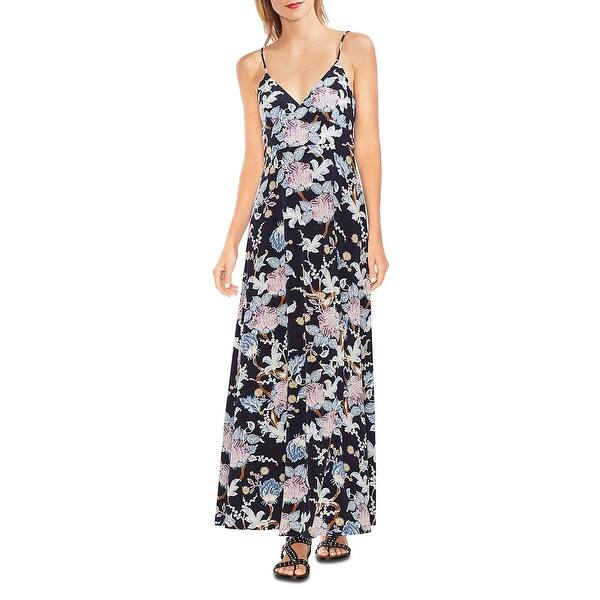 Shop Vince Camuto Womens Poetic Blooms Maxi Dress Floral Print