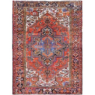 Shahbanu Rugs Syracuse Orange Professionally Cleaned Abrash Hand ...