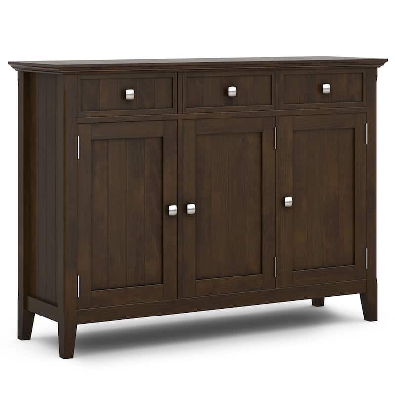 WYNDENHALL Normandy SOLID WOOD Entryway Storage Cabinet