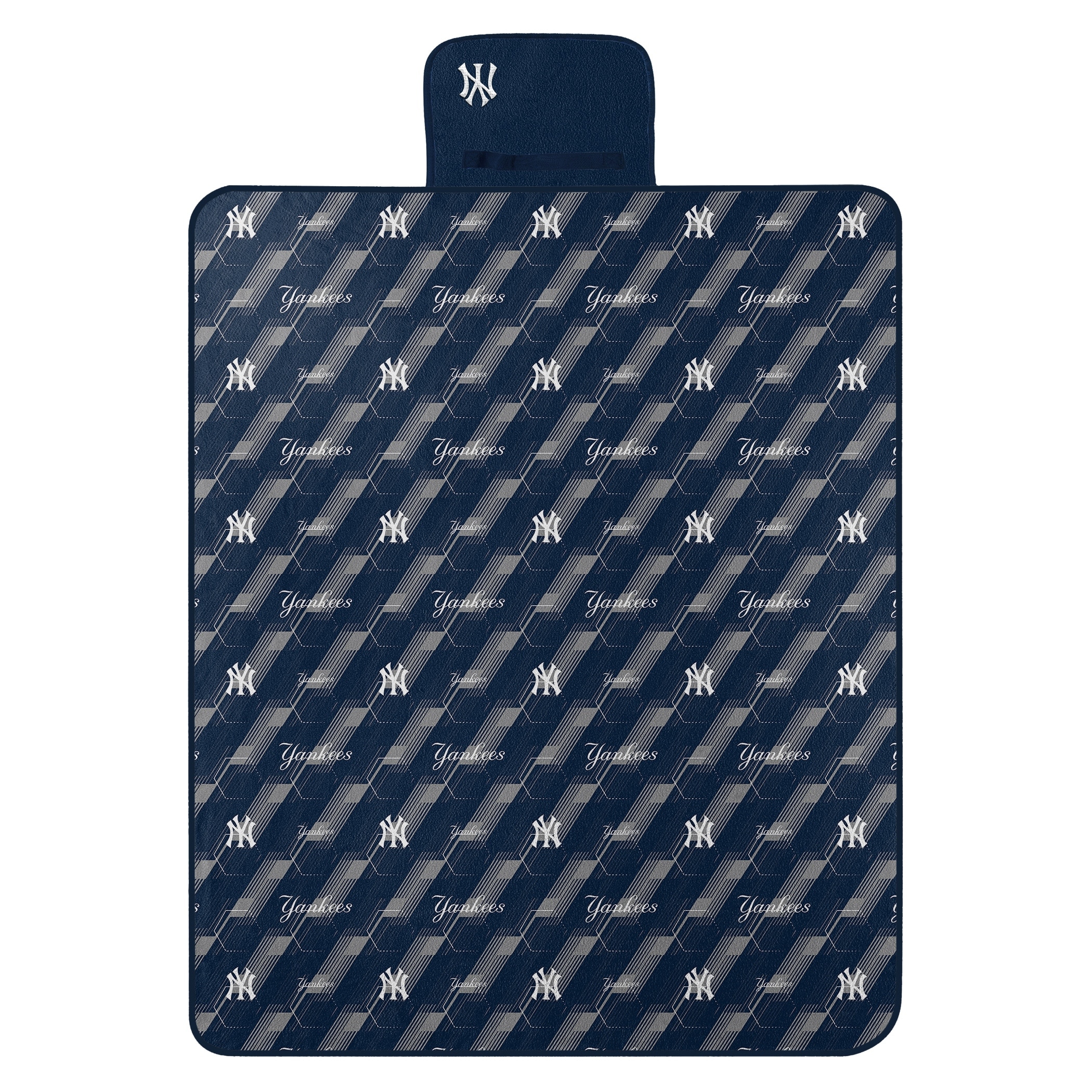 MLB New York Yankees Hex Stripe Picnic Blanket - 55x70