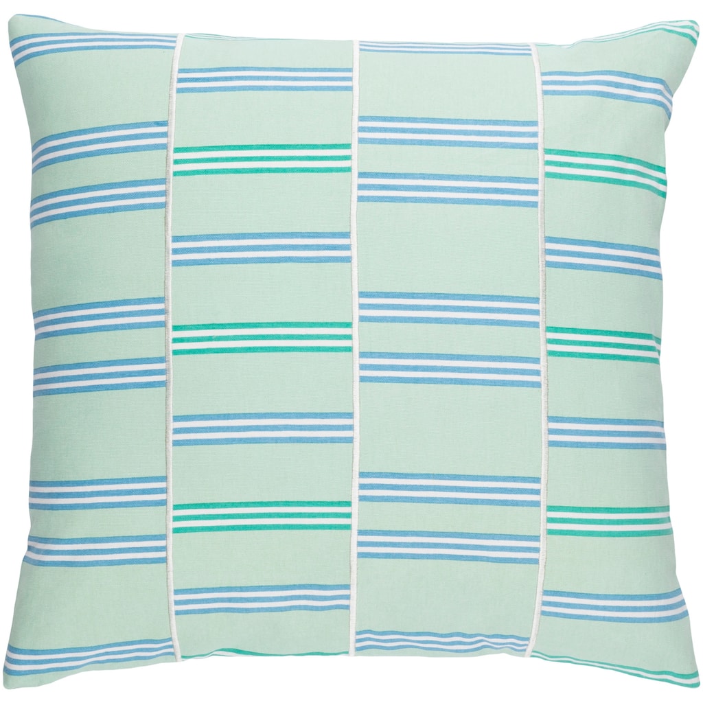 Decorative Vitrolles Mint 18-inch Throw Pillow Cover