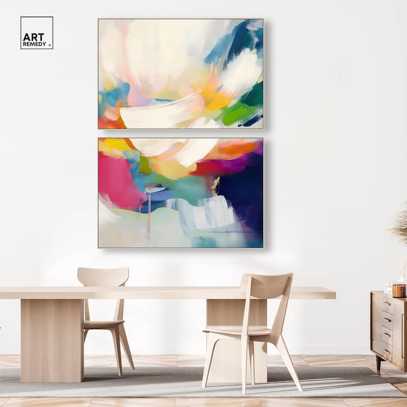 Riot of Color I Canvas Set of 2 by Art Remedy