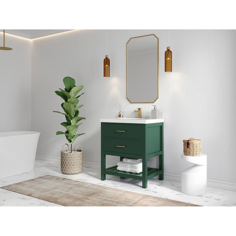 Willow Collections 30 in. W x 22 in. D Parker Single Sink Bathroom Vanity with Countertop