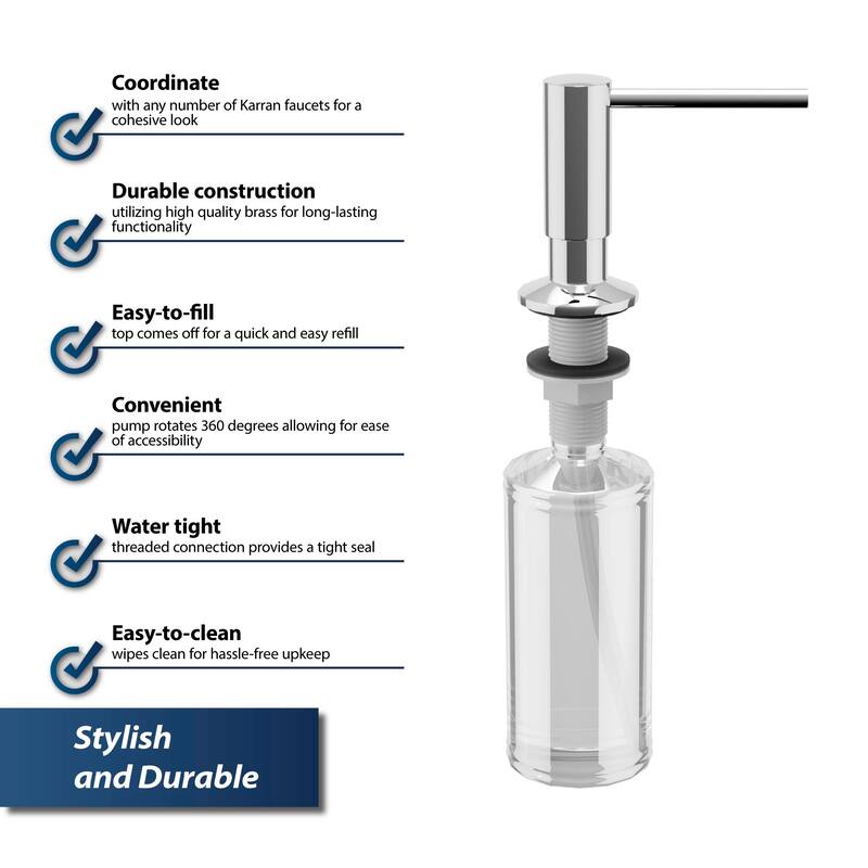 Karran SD35 Kitchen Soap/Lotion Dispenser