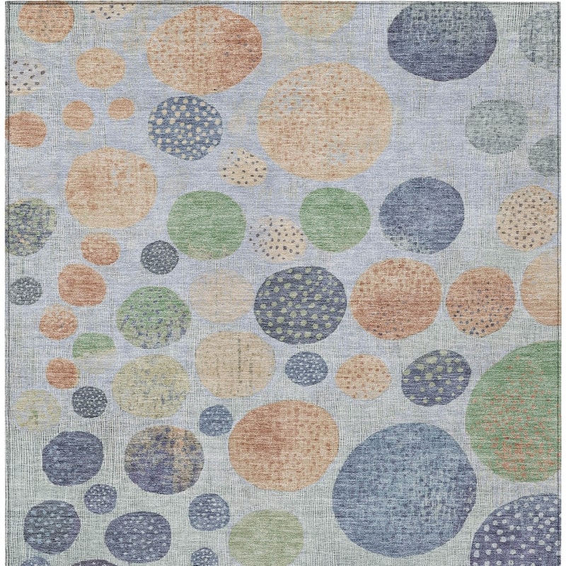 HomeRoots Geometric Transitional Rectangle Outdoor Rug