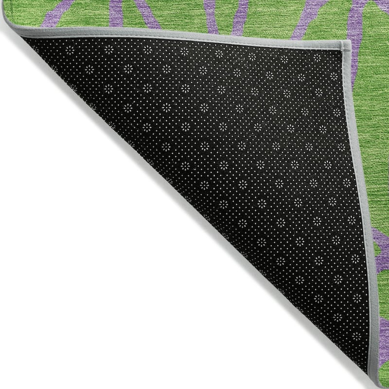 Machine Washable Indoor/ Outdoor Contemporary Chantille Rug