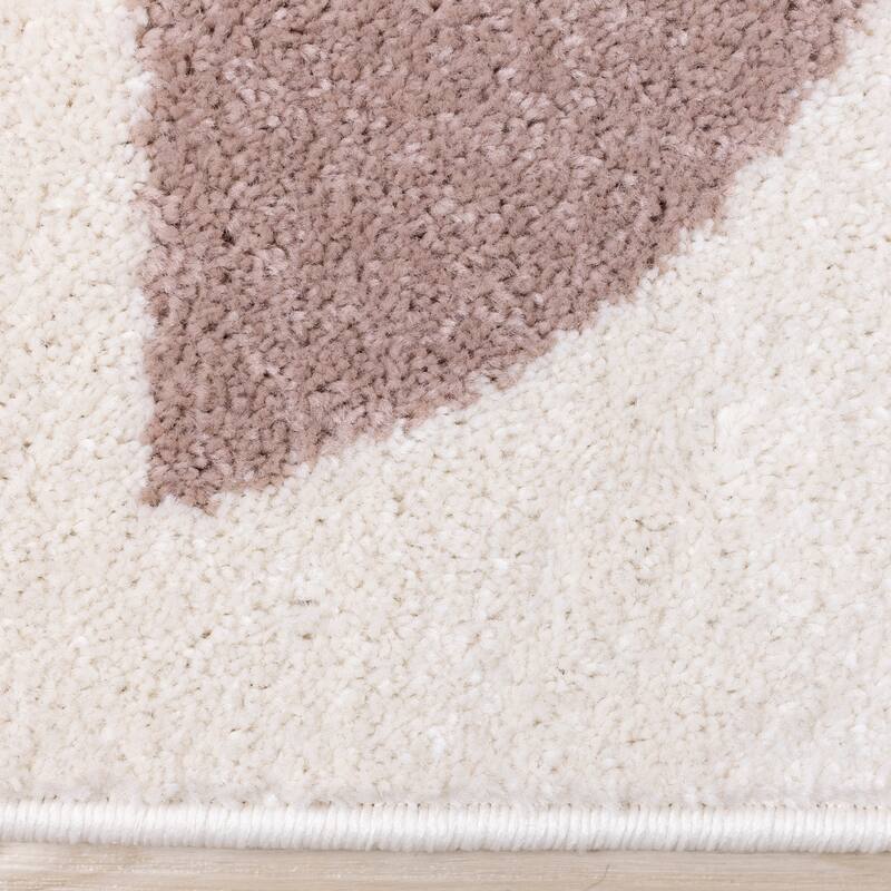 Kids Collection - Cream Double Bird Design Rug