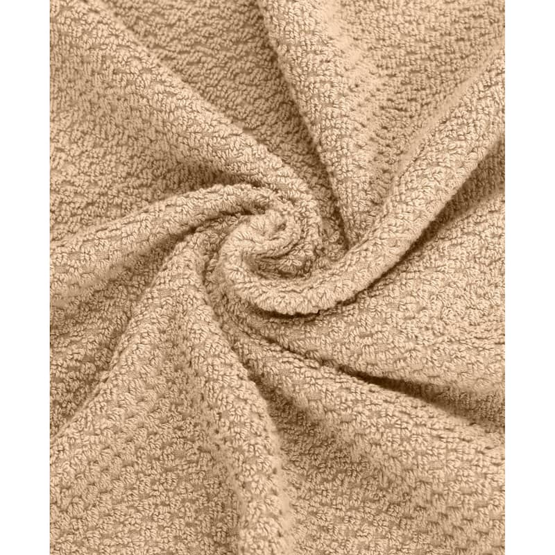 Feather and Stitch NY 650 GSM Premium Cotton 6 Piece Towel Set Super Absorbent Quick Dry Spa Quality