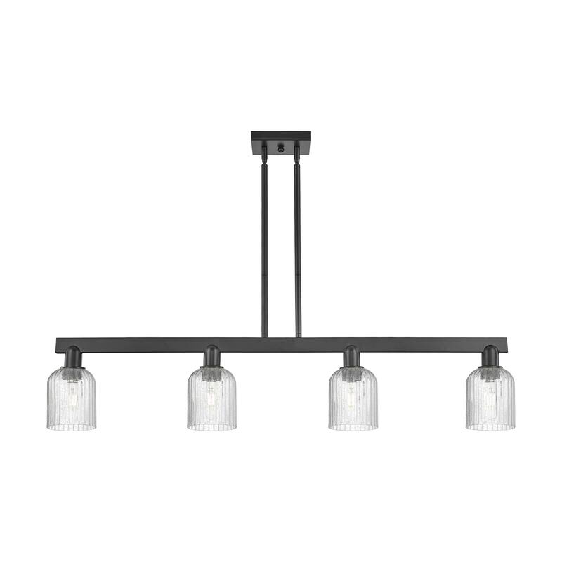 Innovations Lighting Downtown Urban - Bridal Veil - 4 Light 48" Stem Hung Island Light