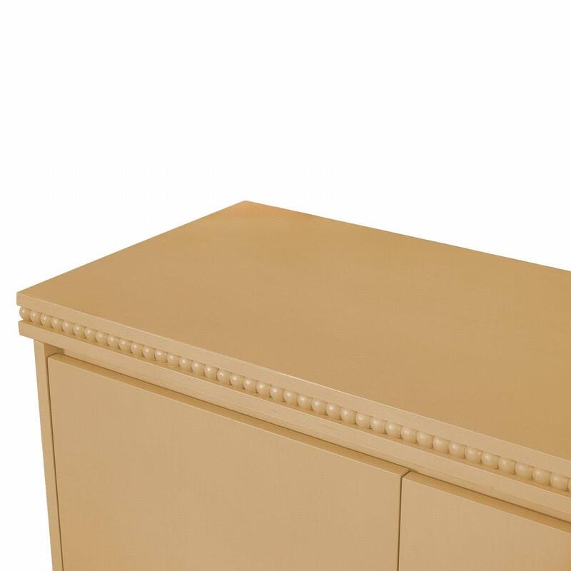 Framehouse 3-Door Wooden Cabinet with Adjustable Shelves Stylish Storage Solution for Home or Office