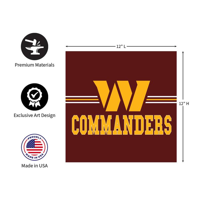 Washington Commanders Foam Core Wall Decor