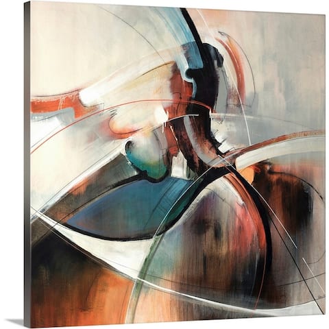 GreatBIGCanvas Colorful Figurative Modern Unframed Canvas Wall Art