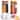 Cheer Collection Reusable 2-Compartment Snack Containers with Snap-On Lids, 4.5 oz