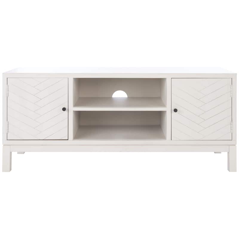 SAFAVIEH Ajana 47-inch Storage Media TV Stand - 47.3" W x 15.8" L x 20" H