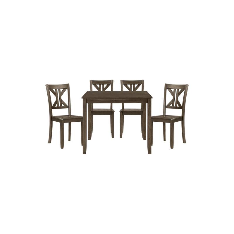 Everdeen Charcoal Square Dining Room Set