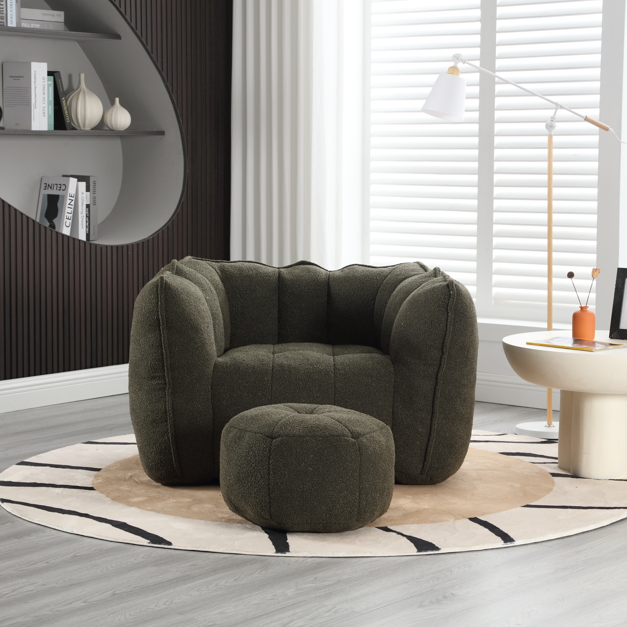 Chair Ottoman Sets Chenille Accent Chairs Bed Bath Beyond