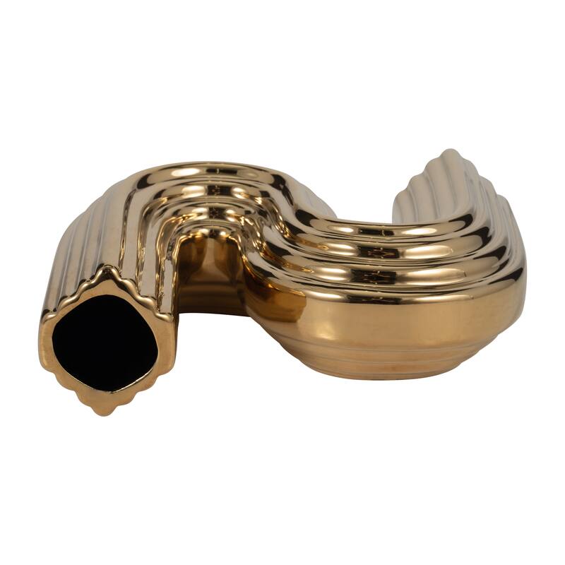 Sagebrook Home Ceramic Modern Loopy Vase