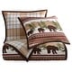 preview thumbnail 3 of 2, Paseo Road by HiEnd Accents Bear Trail Rustic Lodge Reversible Quilt Set, 3PC
