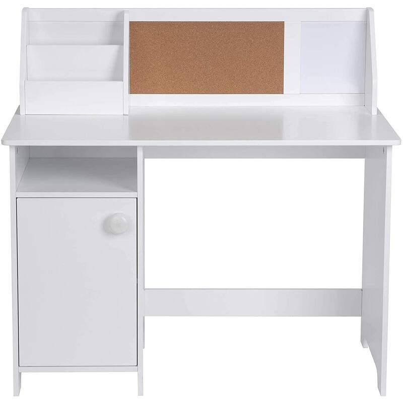 UTEX Kids Study Desk with Storage, Wooden Children School Study Table, Student's Study Computer