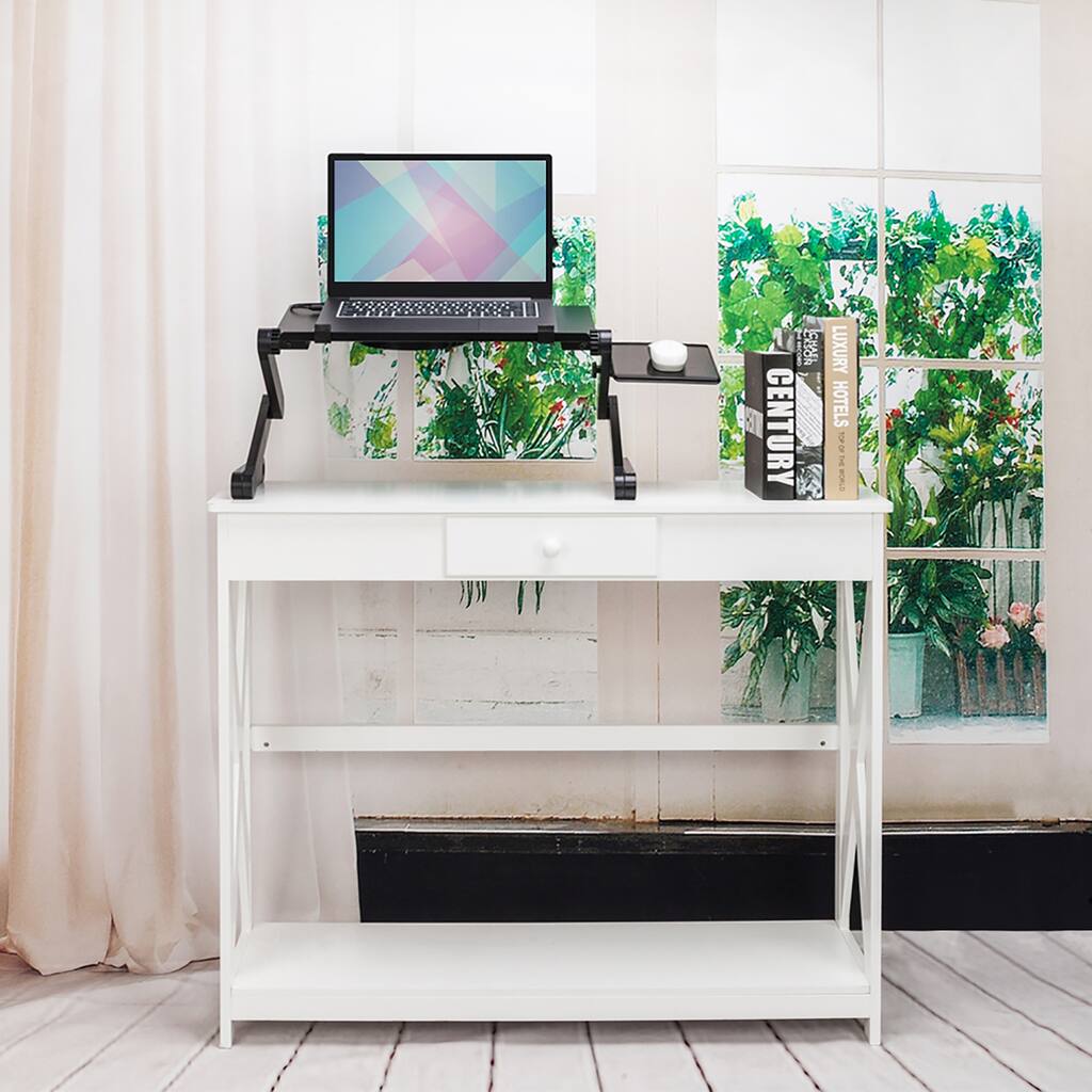360-Degree Rotation Multifunctional Portable Folding Computer Table ...