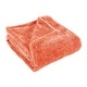 preview thumbnail 10 of 36, Superior Ultra-Soft Plush Fleece Throw and Blanket Full/Queen - Coral