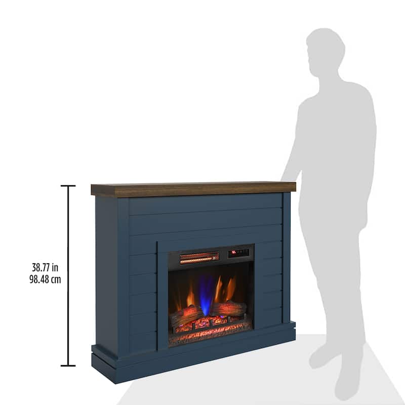 duraflame® Shiplap Wall Mantel Electric Fireplace