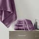 Madison Park Signature Turkish Cotton 6-piece Bath Towel Set - Purple