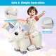 preview thumbnail 8 of 8, Gymax 6V Electric Animal Ride On Toy Unicorn Kids Plush Ride-on w/