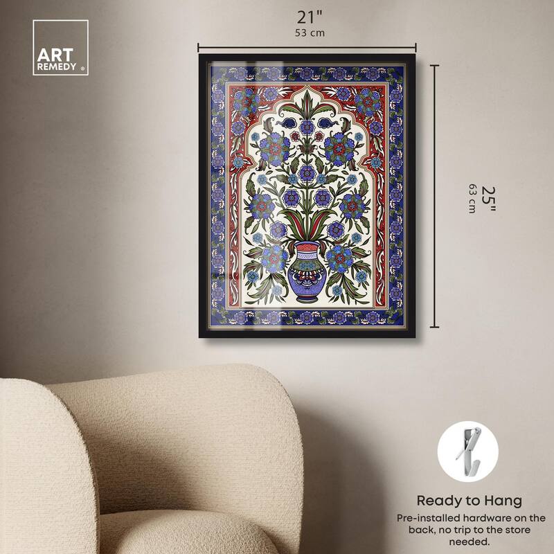 Royal Vase Bloom Shadowbox by Art Remedy