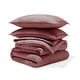 preview thumbnail 12 of 138, Bare Home Hypoallergenic Down Alternative Comforter Set King - Cal King - Heathered Rosewood