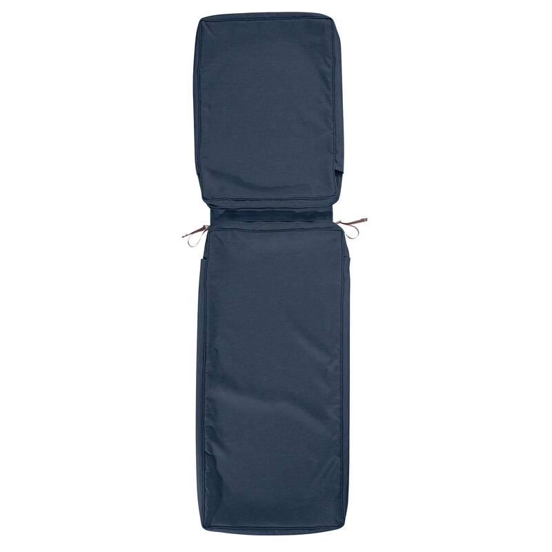 Classic Accessories Montlake Water-Resistant 74 x 23 x 3 Inch Patio Chaise Lounge Cushion