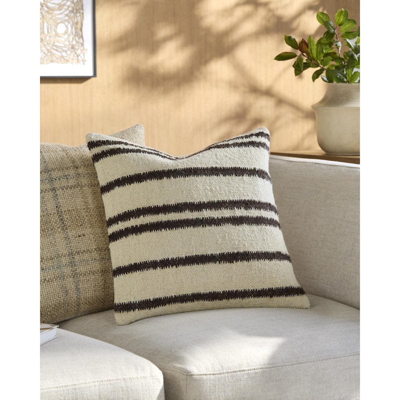 Becki Owens x Livabliss Solea Modern Accent Pillow - 22"L x 22"W - Cover Only