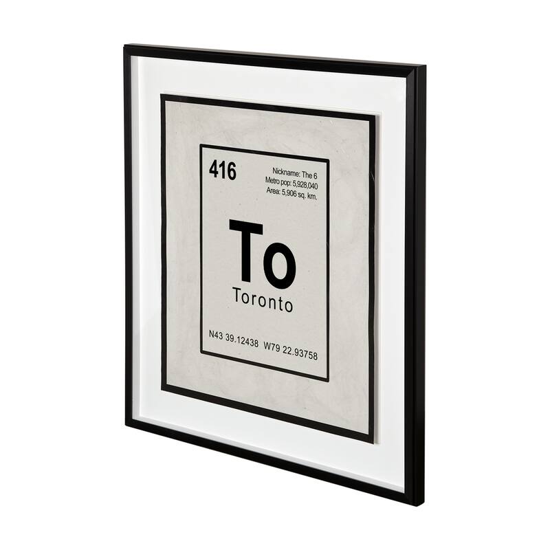 Breaking Toronto Framed Art Print