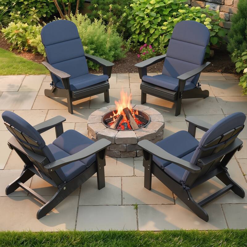 Crestlive Products Outdoor Adirondack Chair Cushion Patio Chair Pad