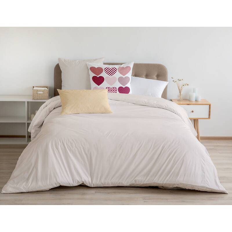 Patterned Hearts Valentines Day Accent Pillow