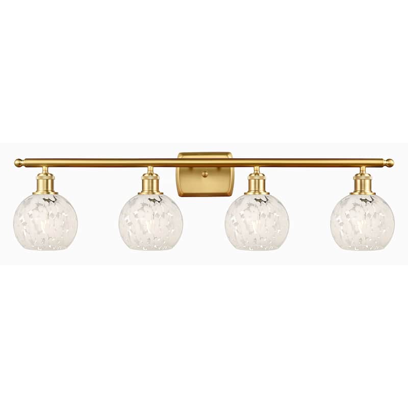 Innovations Lighting 516-4W-9-36-White Mouchette-Bathroom Vanity Light
