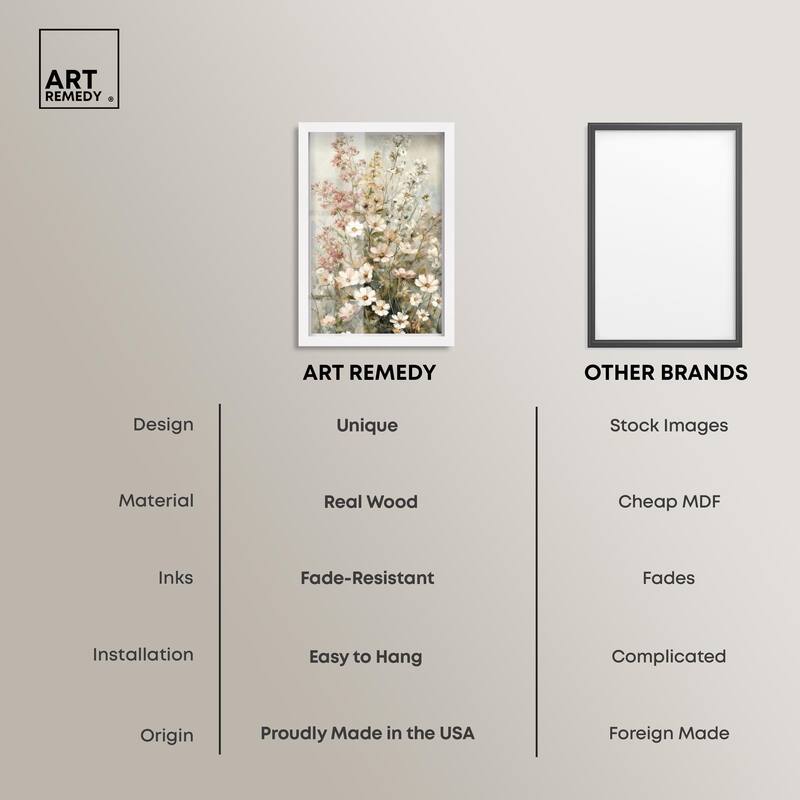 Heirloom Blossoms I Shadowbox by Art Remedy