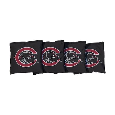 Chapman Panthers Black Cornhole Bags