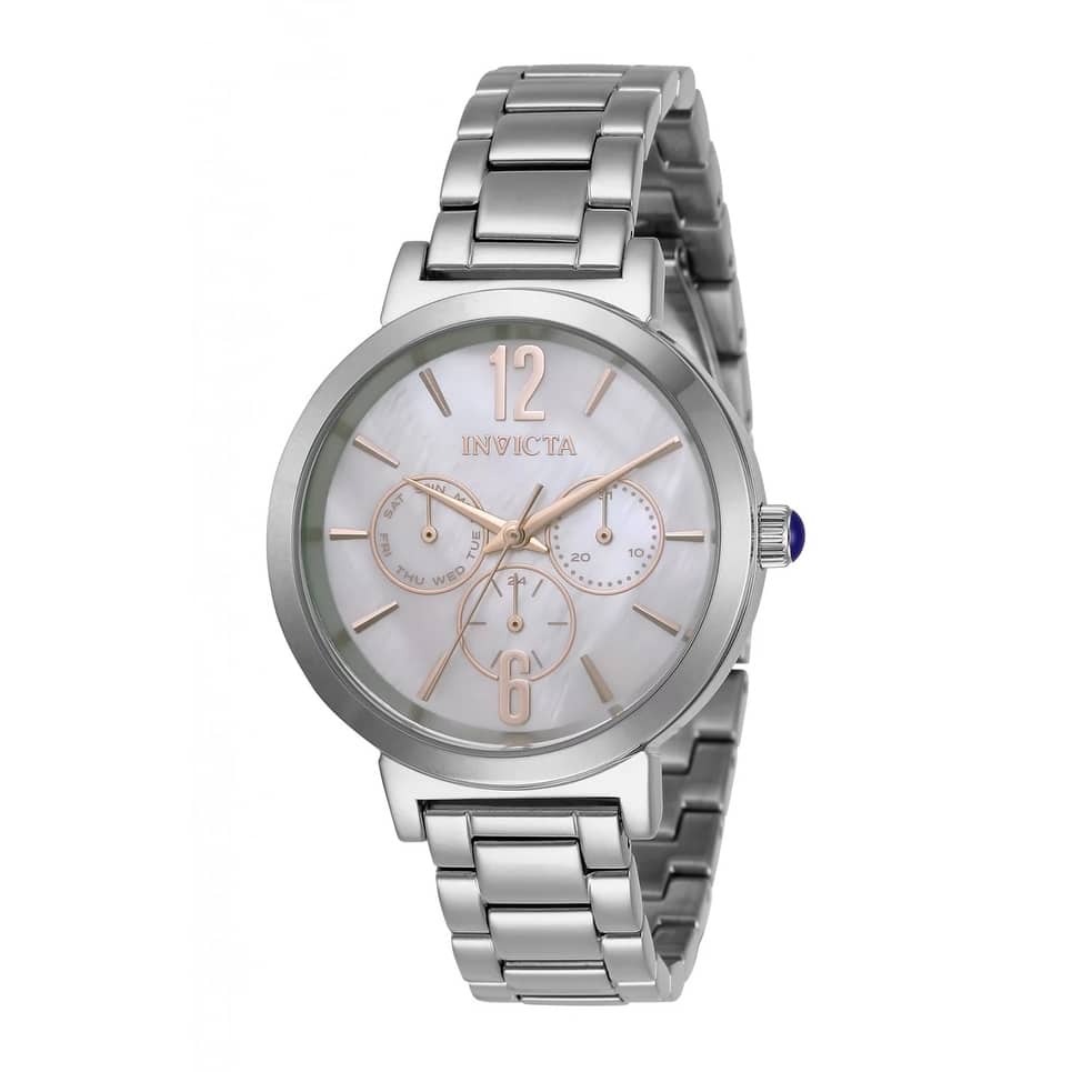 Invicta Women's 31082 Angel Quartz Chronograph White Dial Watch