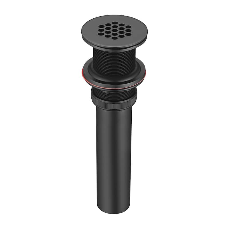 Luxier DS05-T Bathroom Sink Grid Drain Strainer with No Overflow