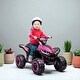 preview thumbnail 12 of 22, 12V Kids Electric ATV Quad Ride-On with Music, Headlights, AUX & USB, Forward/Reverse, Steel Frame, for Ages 3-5