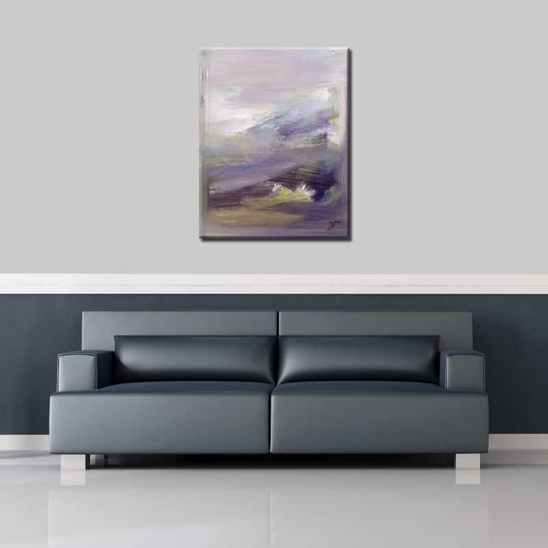 'Abstract XIII' Abstract Wrapped Canvas Wall Art