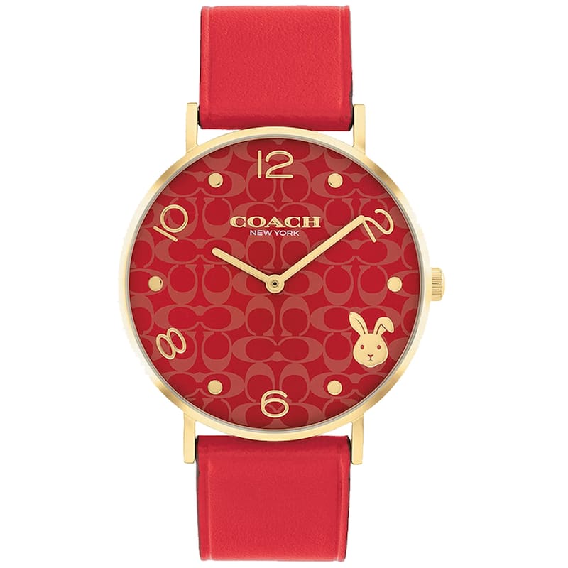 Coach Women's Perry Red Dial Watch - 14503977 - 6 (36)