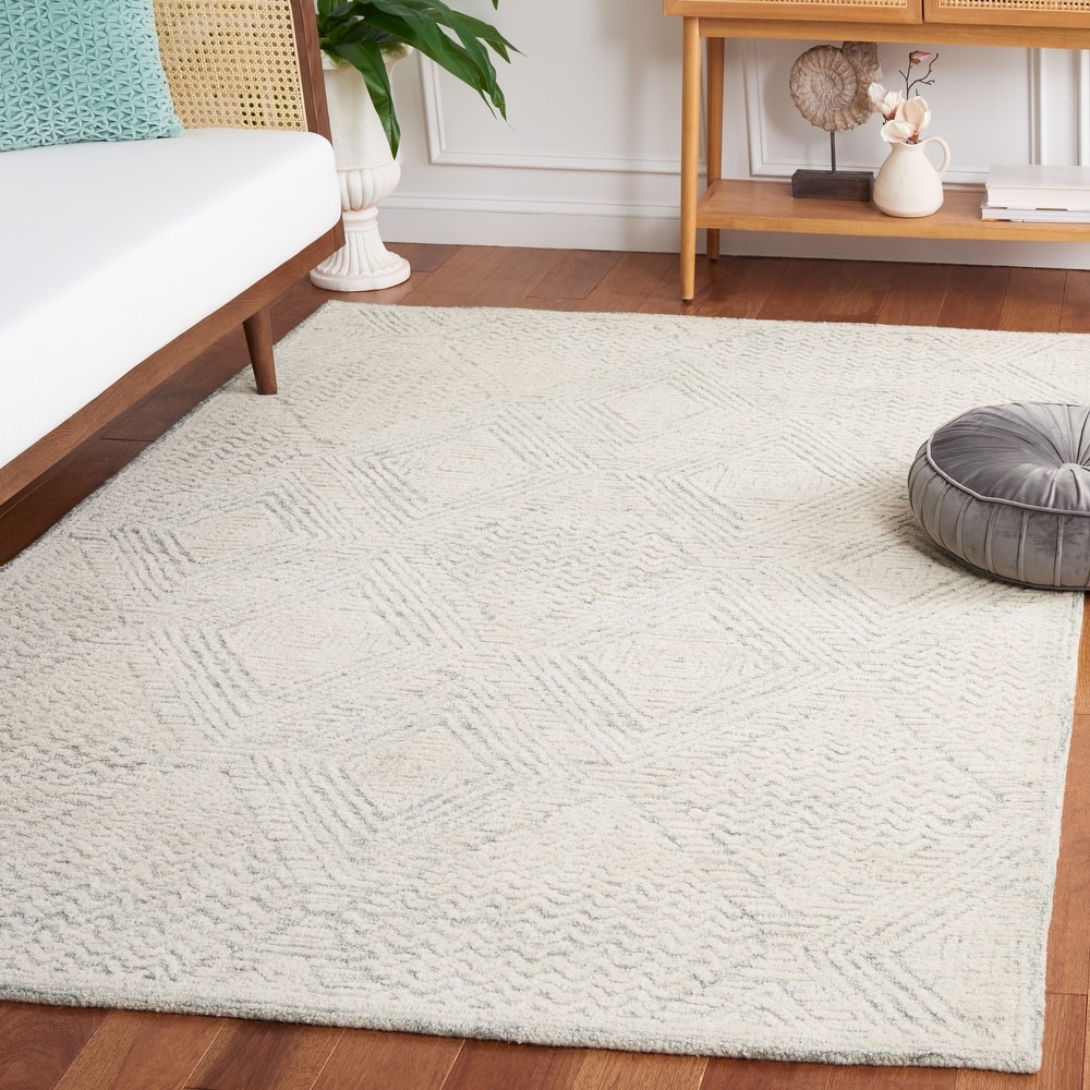 SAFAVIEH Handmade Textural Faize Contemporary Wool Rug